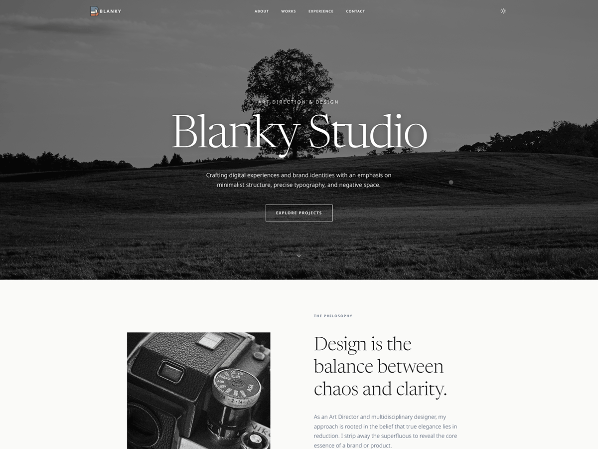 Blanky Studio トップページ